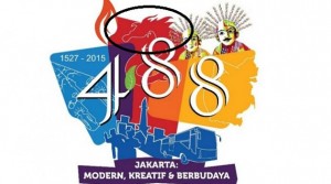 Logo Naga Merah Pada HUT DKI Jakarta ke 488