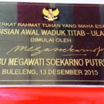 Megawati resmikan waduk terbesar di Bali (IST)