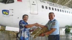 Serah Terima Pesawat Lion Air Grup-TNI AU (IST)