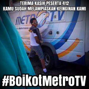 Boikot Metro TV (IST)