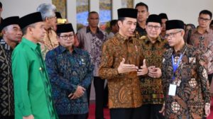 Presiden Jokowi dan pengurus Muhammadiyah (IST)