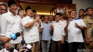 Ical berada di rumah Prabowo saat kemenangan Anies-Sandi (IST)