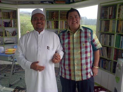 Pendeta Gilbert dan Habib Rizieq (Dok Twitter Pendeta