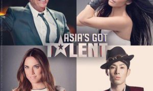 Anggun dan ketiga juri lainnya di Asia's Got Talent 2015 / © Anggun Instagram