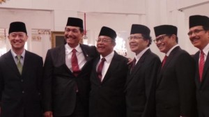 Anggota kabinet yang baru dilantik Jokowi (IST)