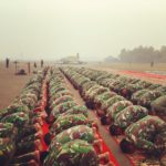 Pasukan TNI Shalat Istisqo secara berjamaah (Dok Eka Wijayanti)