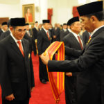 Presiden Jokowi dan Hamdan Zoelva (ANTARA)