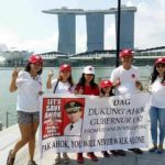 Kegiatan politik pendukung Ahok di Singapura (IST)