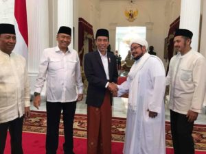 Pertemuan Presiden Jokowi dengan GNPF MUI (IST)