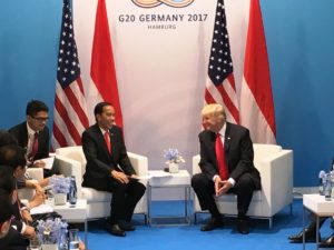 Presiden Jokowi dan Presiden AS Donald Trump (IST)