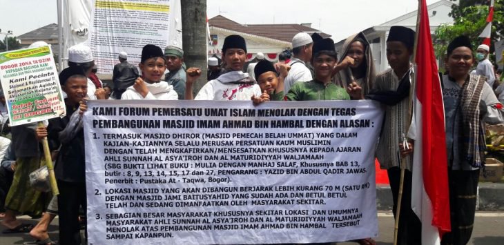Demo antiwahabi di Bogor (IST)
