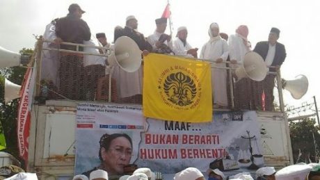 Demo terhadap Sukmawati Soekarnoputri (IST)
